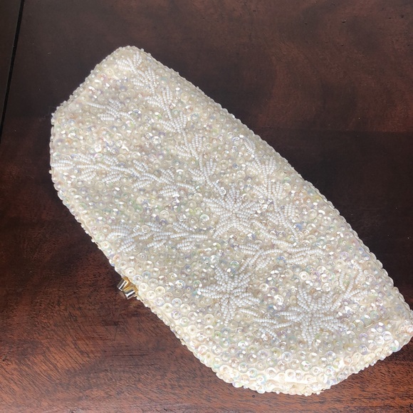 Beaded & Sequin Clutch - Picture 8 of 11